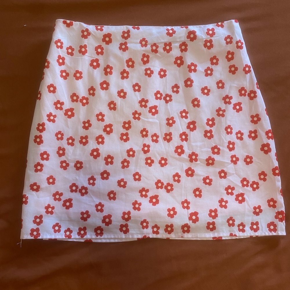 Flower Mini Skirt